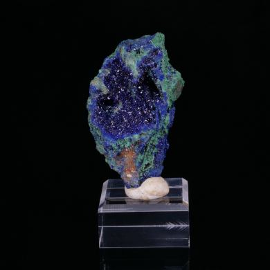 AZURITE and MALACHITE - Khanong open pit, Sepon Mine, Vilabouly District, Savannakhet Province, Laos