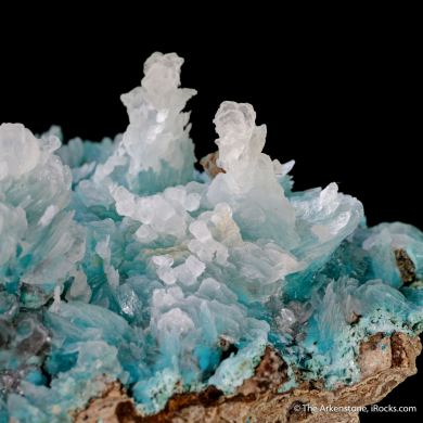 Aurichalcite with Calcite