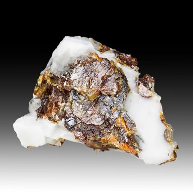 Sphalerite with Calcite