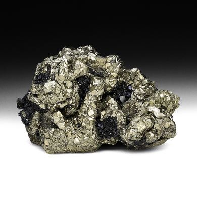 Pyrite after Pyrrhotite with Sphalerite