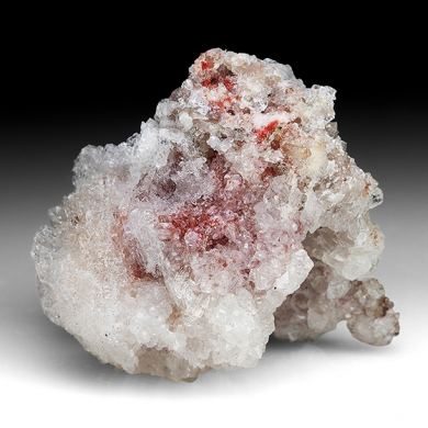 Cinnabar with Calcite