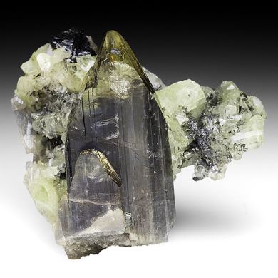 Zoisite with Diopside, Titanite