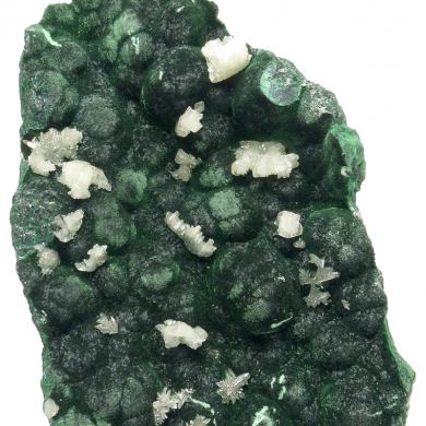 Cerussite, malachite