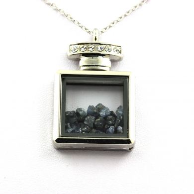 Raw Sapphire necklace.