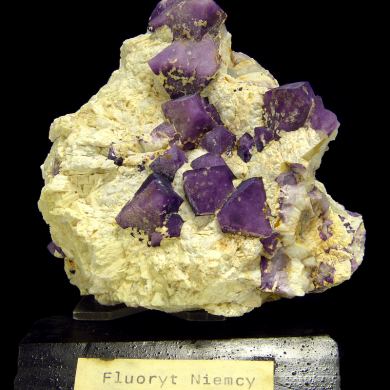 Fluorite, baryte 