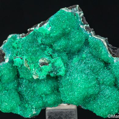 Dioptase on Chrysocolla