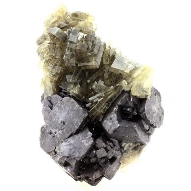 Baryte + Galena.