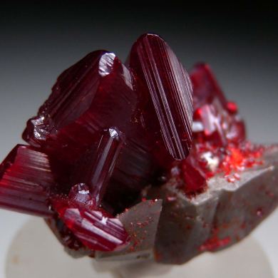 Realgar with Calcite