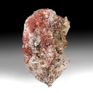 Cinnabar with Calcite