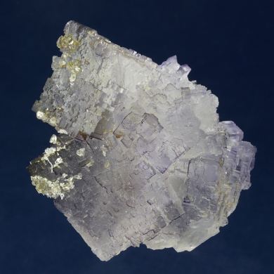 Fluorite with Calcite on Celestite