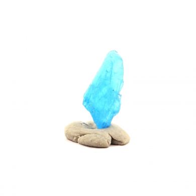 Neon blue Apatite. 0.69 ct.