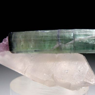 Tourmaline with Quartz, Lepidolite (R)