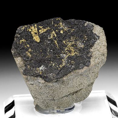 Gold with Sphalerite