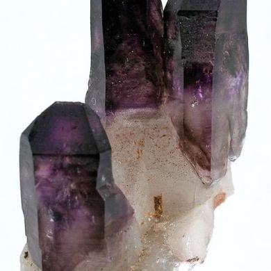 Amethyst on Quartz