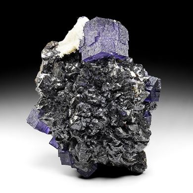 Fluorite with Barite, Sphalerite