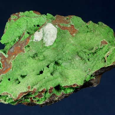 Conichalcite with Calcite