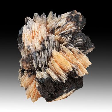 Barite with Hematite