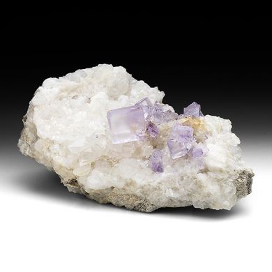 Fluorite with Quartz