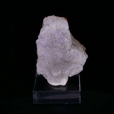 YTTROFLUORITE on GYPSUM - Qinglong Mine (Dachang Mine), Qinglong, Qianxinan, Guizhou, China