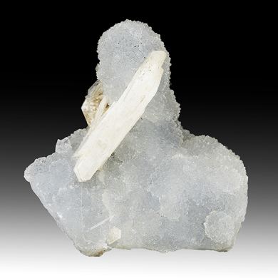 Barrerite with Quartz