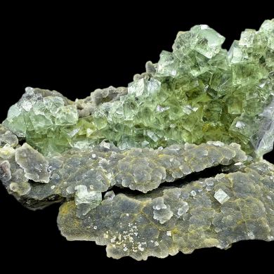 Fluorite, quartz MONGOLIA