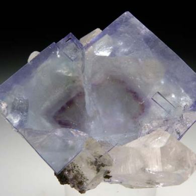 Fluorite with Quartz