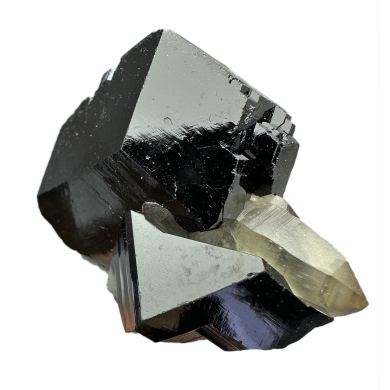 Tourmaline schorl, quartz var. smoky