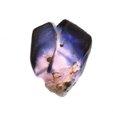 Corundum / (variety - “Sapphire”) / (Bicolor Twin)