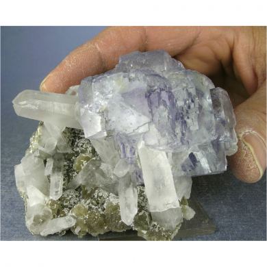 Fluorite, Quartz