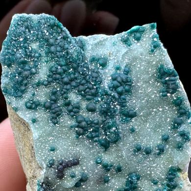 Rosasite, smithsonite