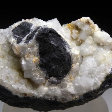 Fluellite with Wavellite