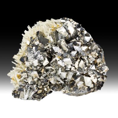 Arsenopyrite with Quartz, Calcite