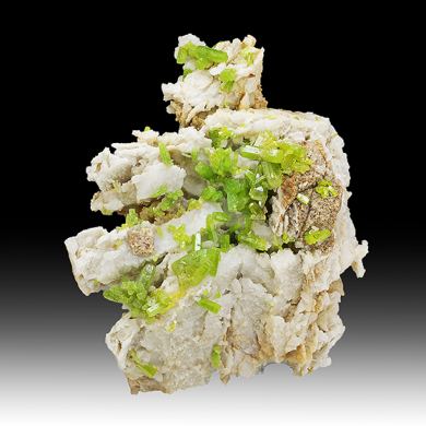 Pyromorphite with Quartz