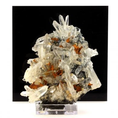 Quartz, Siderite.