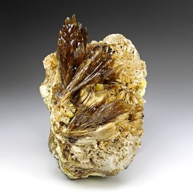 Celestine with Sulfur