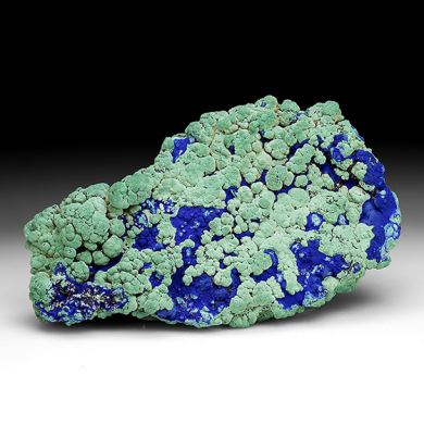 Malachite with Azurite