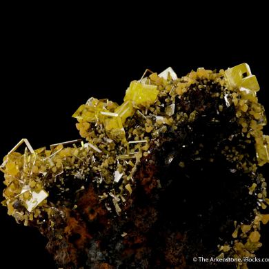 Wulfenite with Mimetite