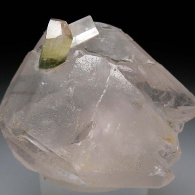 Hambergite, Tourmaline on Quartz