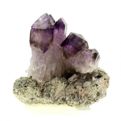 Quartz Amethyst + Orthoclase.