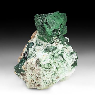 Malachite replacing Cuprite