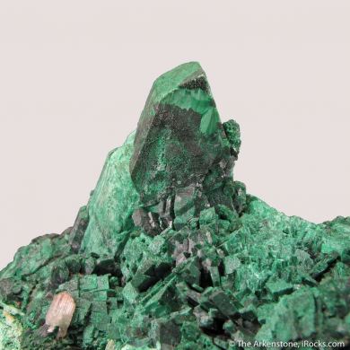 Malachite ps. Azurite, with Cerussite