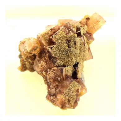 Wulfenite + Mimetite + Fluorite.