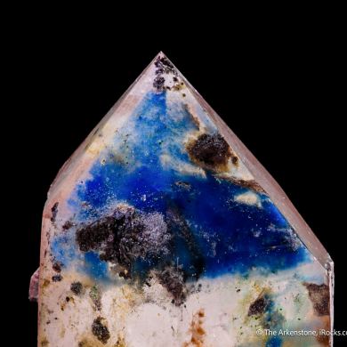 Papagoite included in Quartz