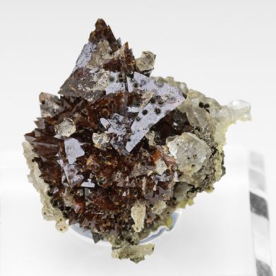 Helvite-Genthelvite with Quartz