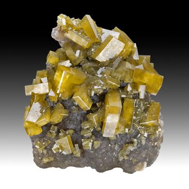 Barite with Fluorite