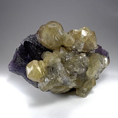 Calcite with Fluorite