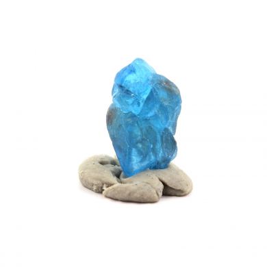 Neon blue Apatite. 1.12 ct.