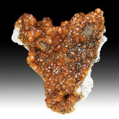 Spessartine with Quartz