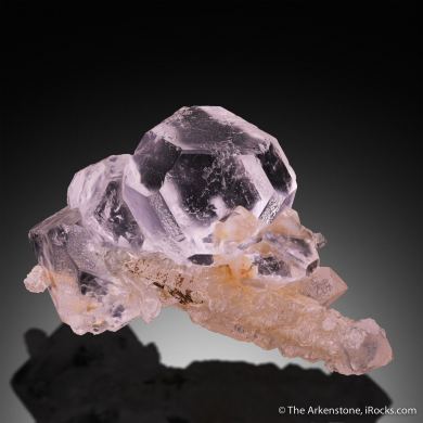 Fluorite on Quartz