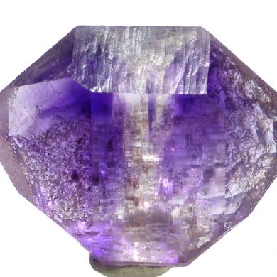 Quartz var. hourglass amethyst